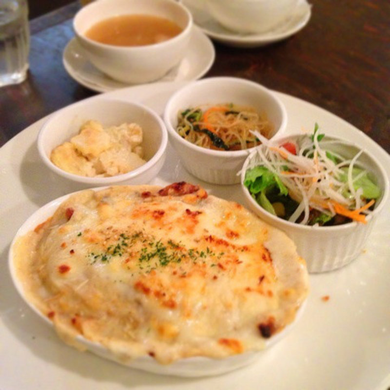 ベーコンとキノコドリア
(a.baku （ア バク 【旧店名】Granma's Kitchen! DELICA）)