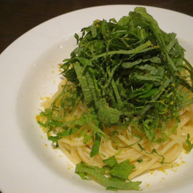 カラスミと大葉のスパゲティ(A.te （アテ）)