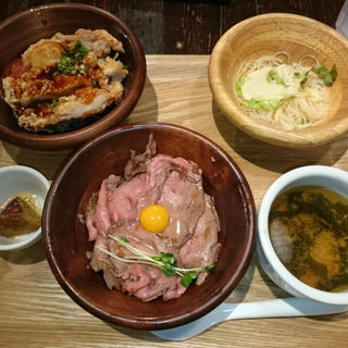 ABC Special ミニ丼定食(ABC canteen ルミネエスト新宿店)