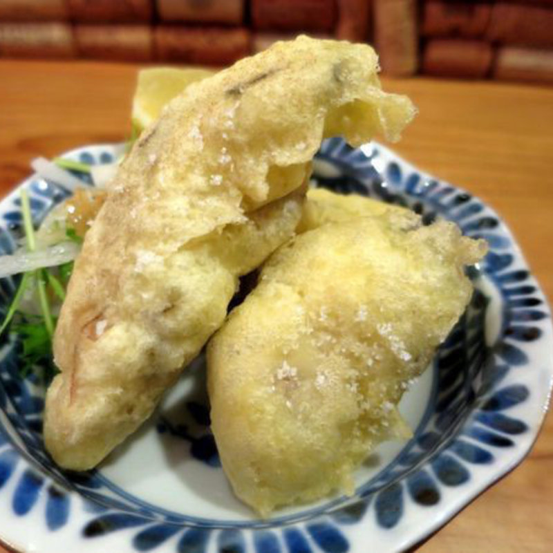 カキの天ぷら(発酵醸造酒場 Ace)