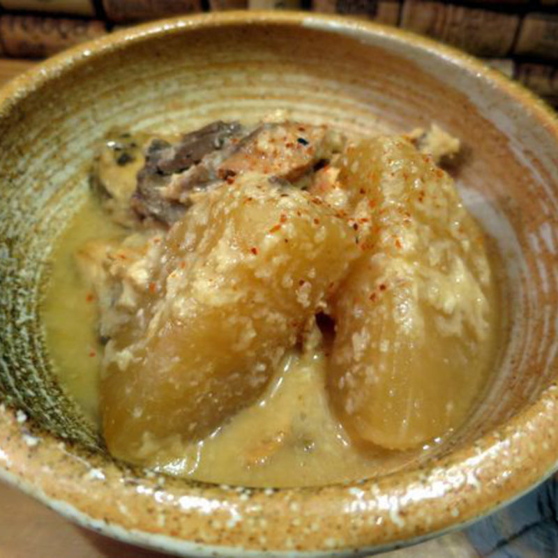 カンパチ大根　早瀬浦の酒粕煮(発酵醸造酒場 Ace)