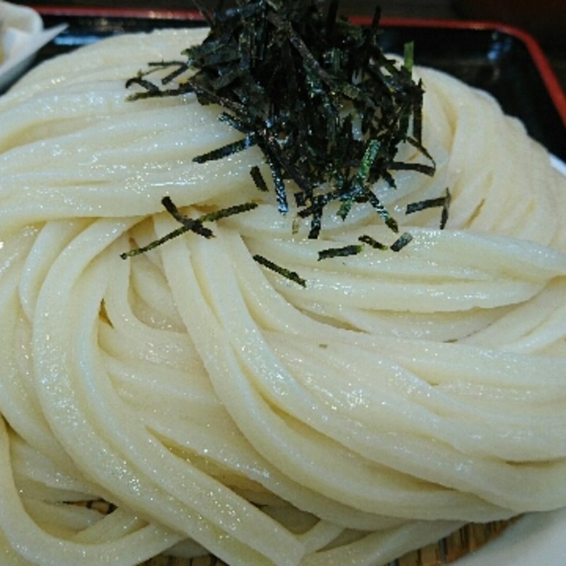 ざるうどん 鶏天セット(極楽うどん Ah−麺)