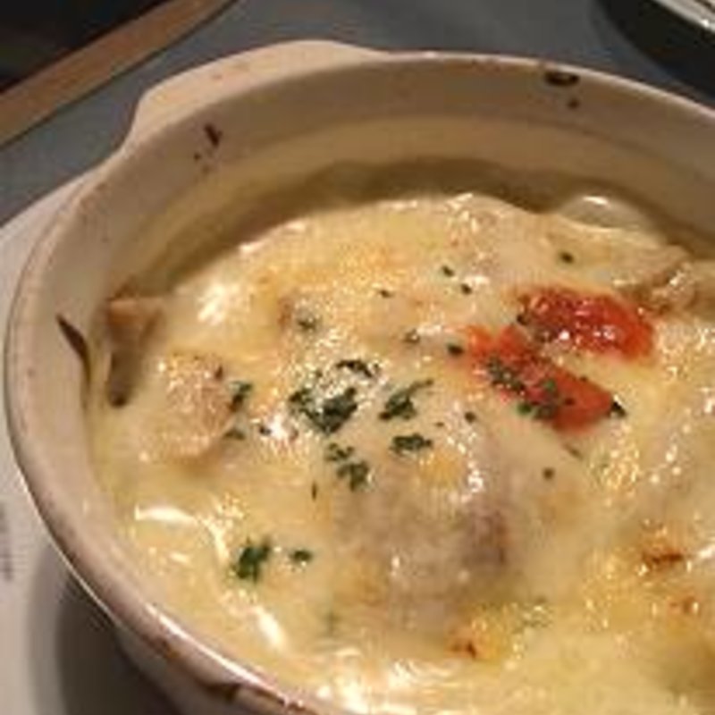 鶏肉とマッシュルームのカレー風味グラタン(ALLECCHINO（アルレッキーノ）)