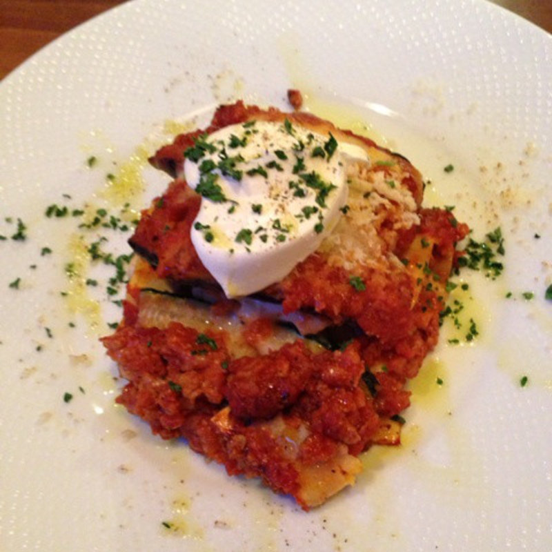 千両なすとズッキーニのラザニア(ARBOL （アルボール）)