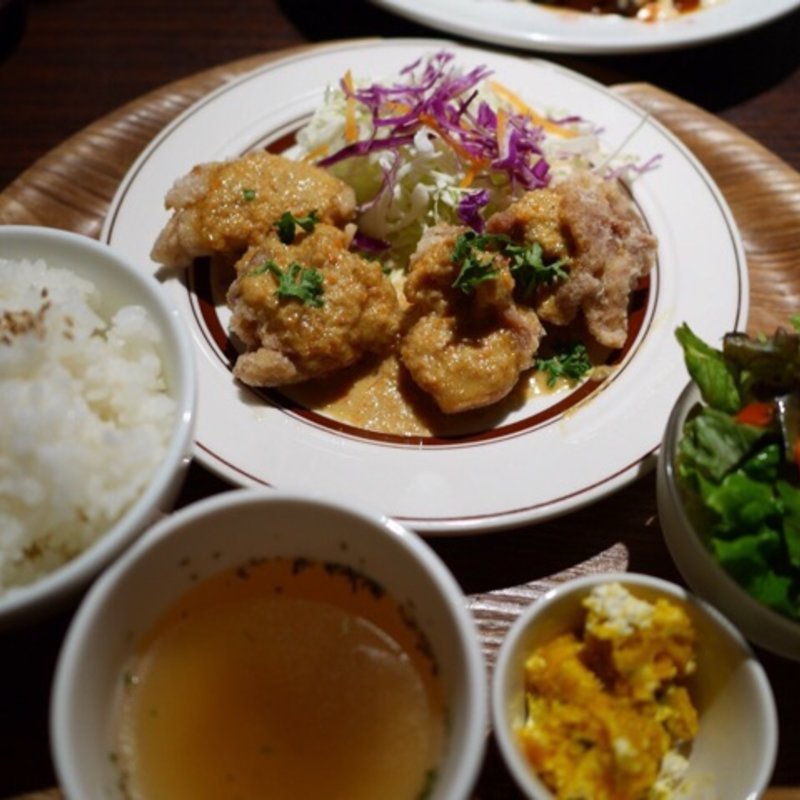 若鶏の唐揚げ和風アンチョビソース(Cafe & Dining ballo ballo 渋谷店)