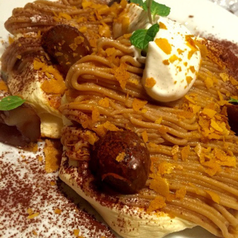 モンブランパンケーキ(Banks cafe & dining 渋谷 （バンクスカフェアンドダイニング）)