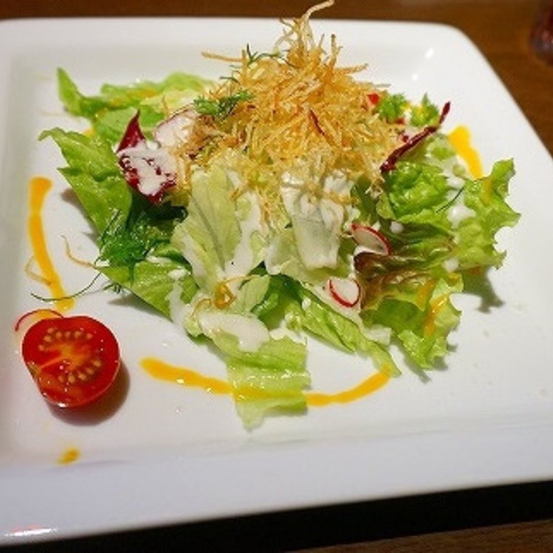 新野菜のマンゴソース添え(バルバラマーケットプレイス　NU chayamachi店)