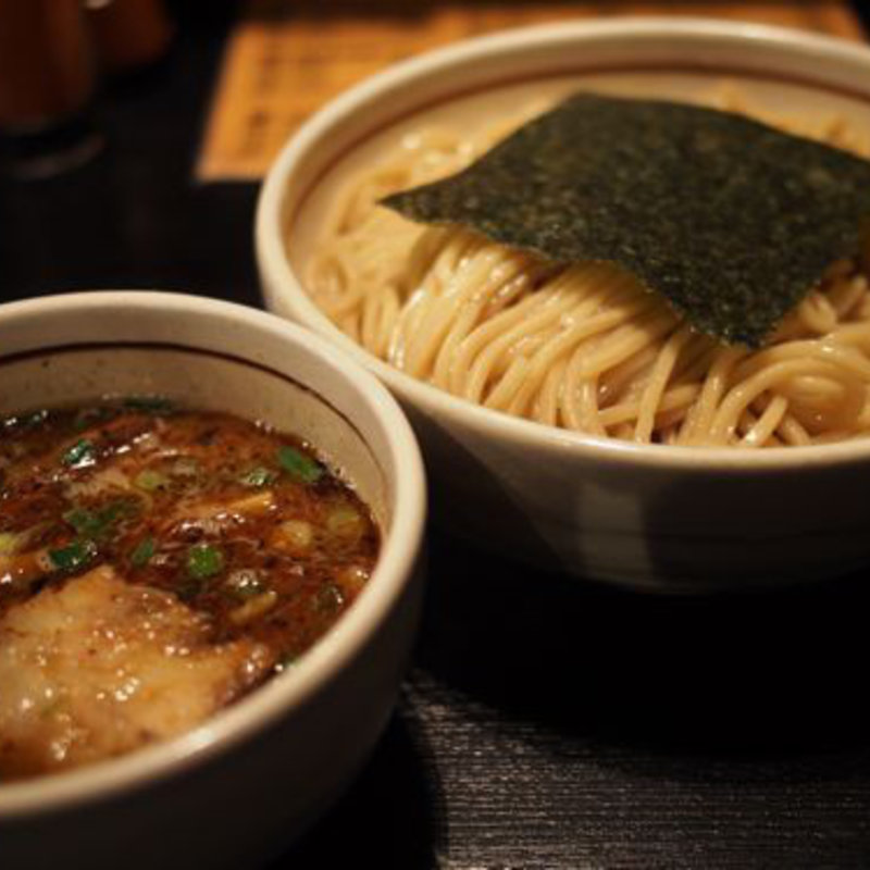 つけそば中盛り　味付け玉子(BASSO ドリルマン （ばっそ どりるまん）)