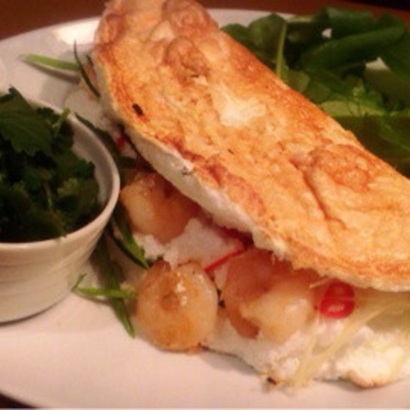 ホワイトオムレツwithシュリンプ(bills 七里ヶ浜)