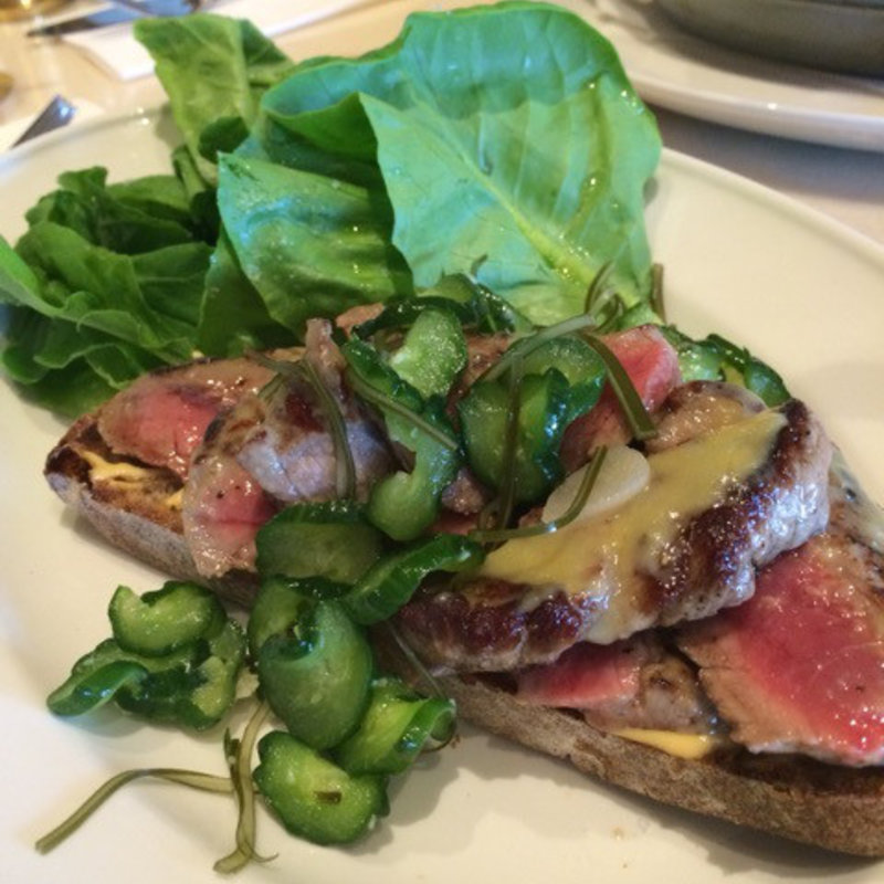 misoステーキのオープンサンドイッチ(bills 二子玉川 （ビルズ）)