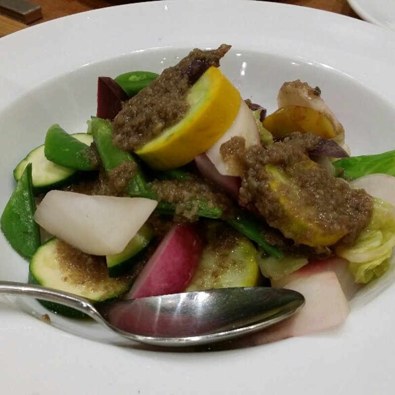 温野菜のサラダ アンチョビソース(Bistro J’aifaim)