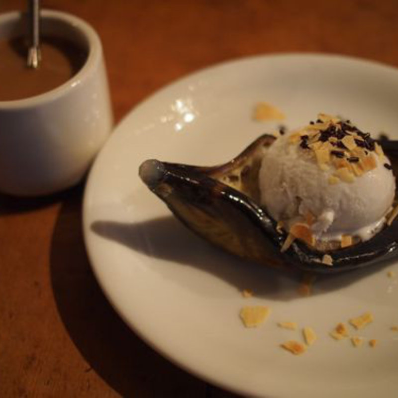 コーヒーと焼きバナナデザートセット(Bistro ひつじや （ビストロ ヒツジヤ）)