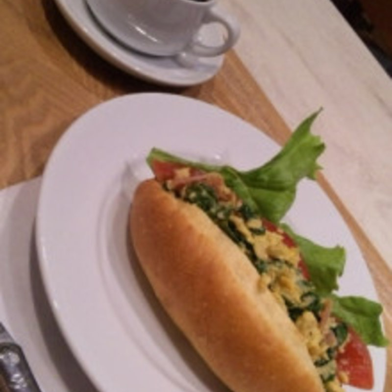 ベーコンエッグサンド
モーニングセット(Bon Vivant sandwich （ボン ヴィヴァン サンドウィッチ）)