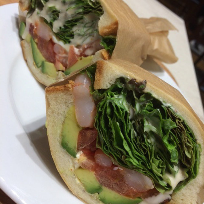 海老とアボカドのサンド(Bon Vivant sandwich （ボン ヴィヴァン サンドウィッチ）)
