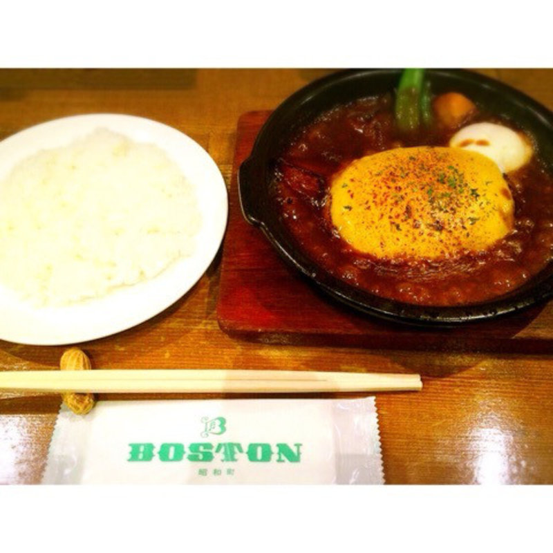 チーズハンバーグ(ハンバーグレストランBOSTON昭和町本店)