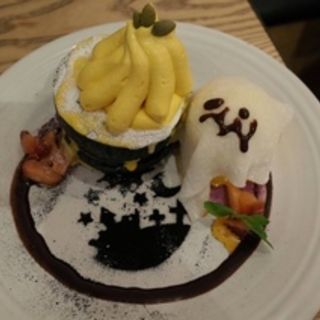 ハロウィーンホラーナイトスペシャルパンケーキ(BURN SIDE ST CAFE （バーンサイドストリートカフェ）)