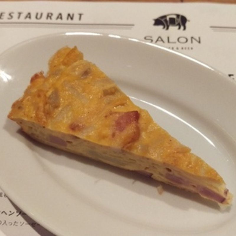 ポテトとベーコンのトルティーヤ(SALON BUTCHER & BEER（サロン ブッチャー アンド ビア） サロン ブッチャー アンド ビア NEWoMan新宿)