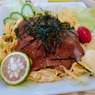 サラダ風テリヤキ丼セット(Cafe Tomo)