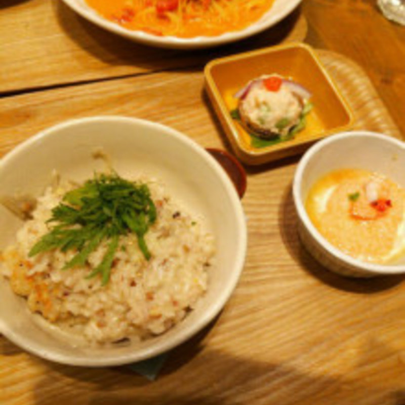 鶏と根野菜の柚子胡椒風味リゾット(Cafe ココノハ 河原町OPA店 )