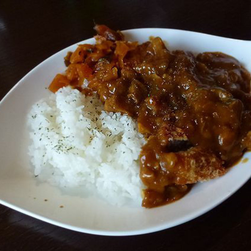 カツカレー(cafe ゆとりび )