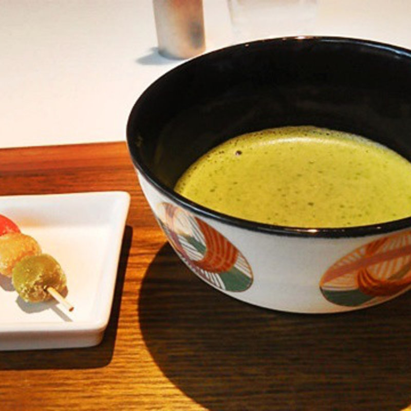 抹茶(Cafe 椿 山種美術館内)