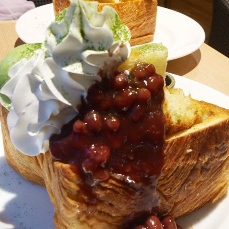 宇治抹茶黒蜜トースト(Miyabi)