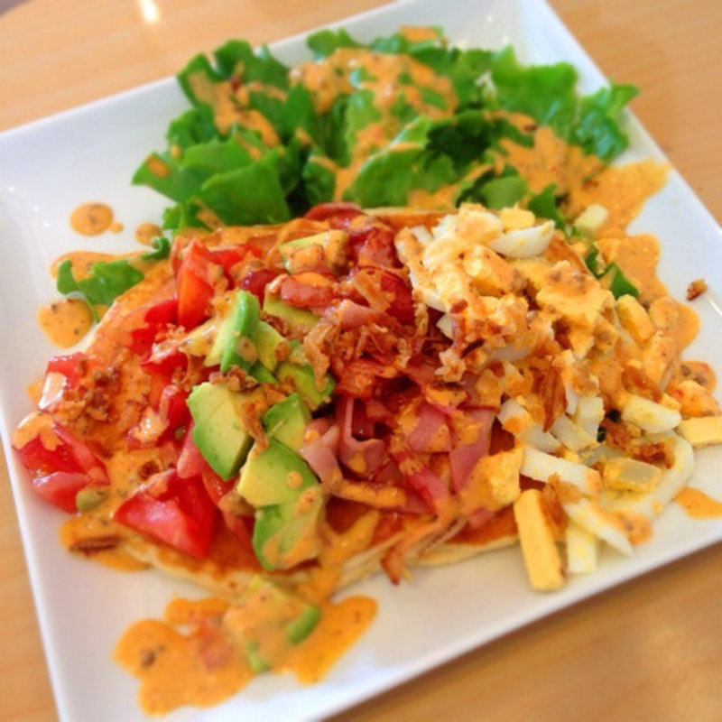 サラダパンケーキランチ(CAFFE SCIMMIA ROSSO （カフェ シンミア ロッソ）)