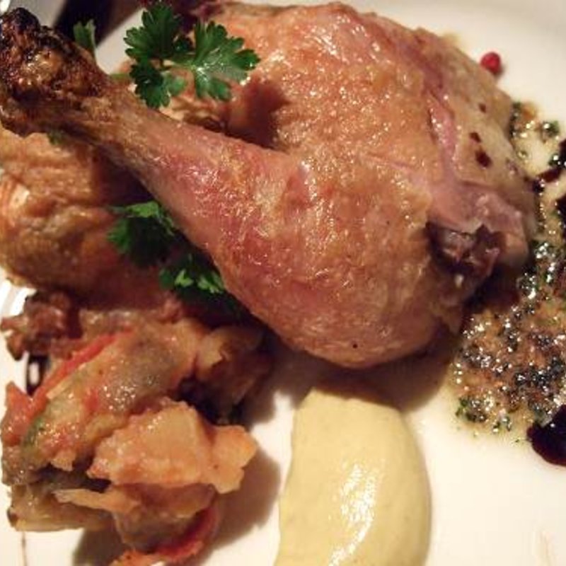 ひな鳥のロースト、バルサミコソース(カプリ （CAPRi）)