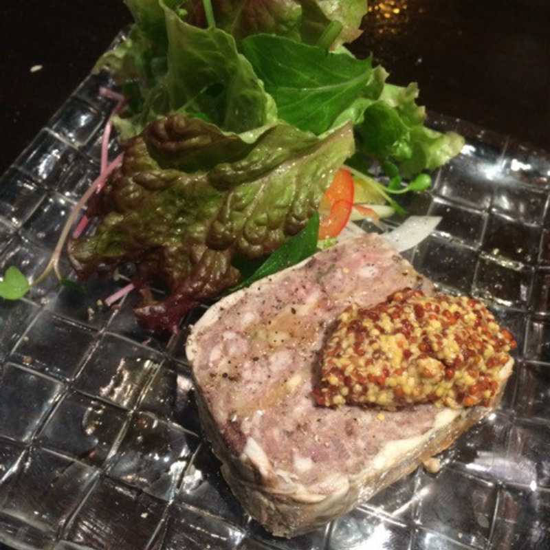 鴨と豚のパテドカンパーニュ(スタンド ぱと 梅田店)