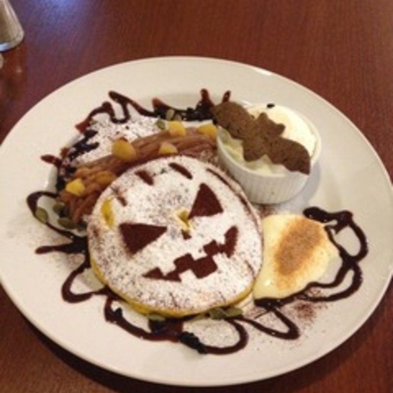 ハロウィンパンケーキ(Cinnamon's Restaurant 横浜山下公園店)