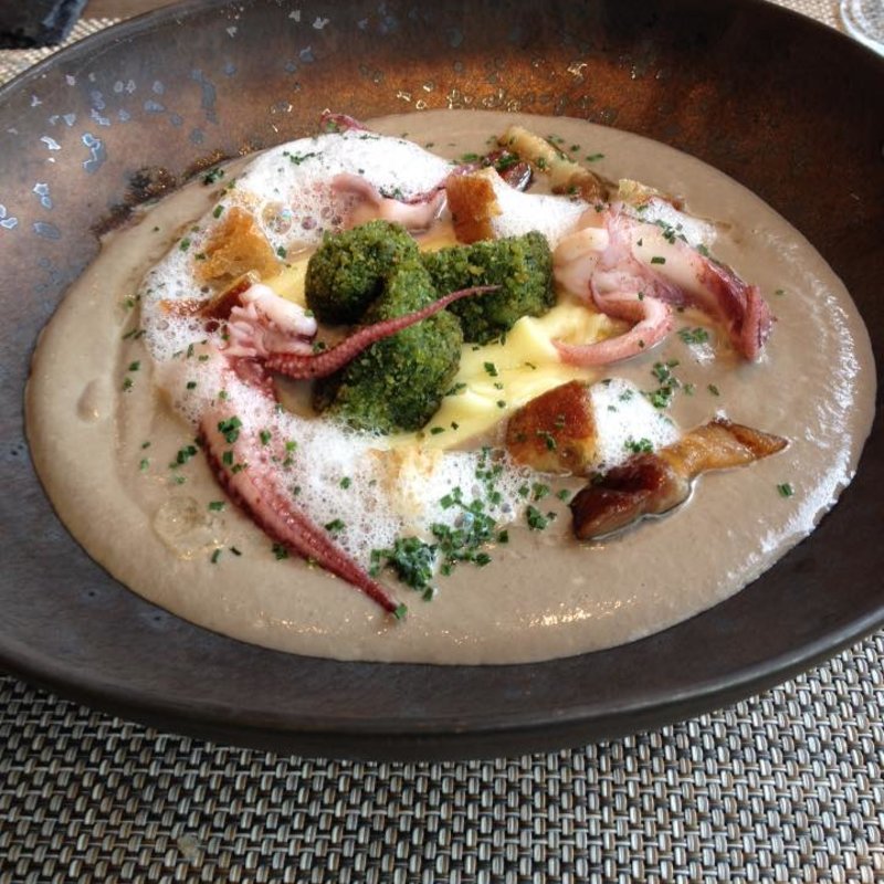 シャンピニオンの軽いポタージュ(Cinq　Sens )