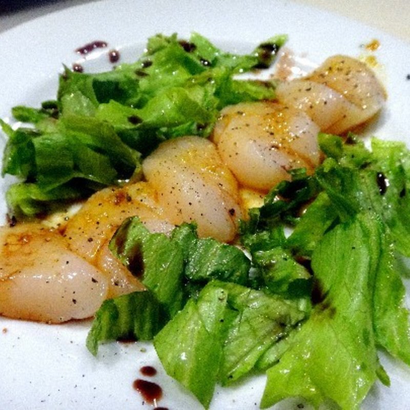 ホタテのカルパッチョ(COCO-SUP)