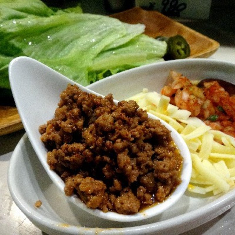 自家製サルサのレタスタコス(COCO-SUP)