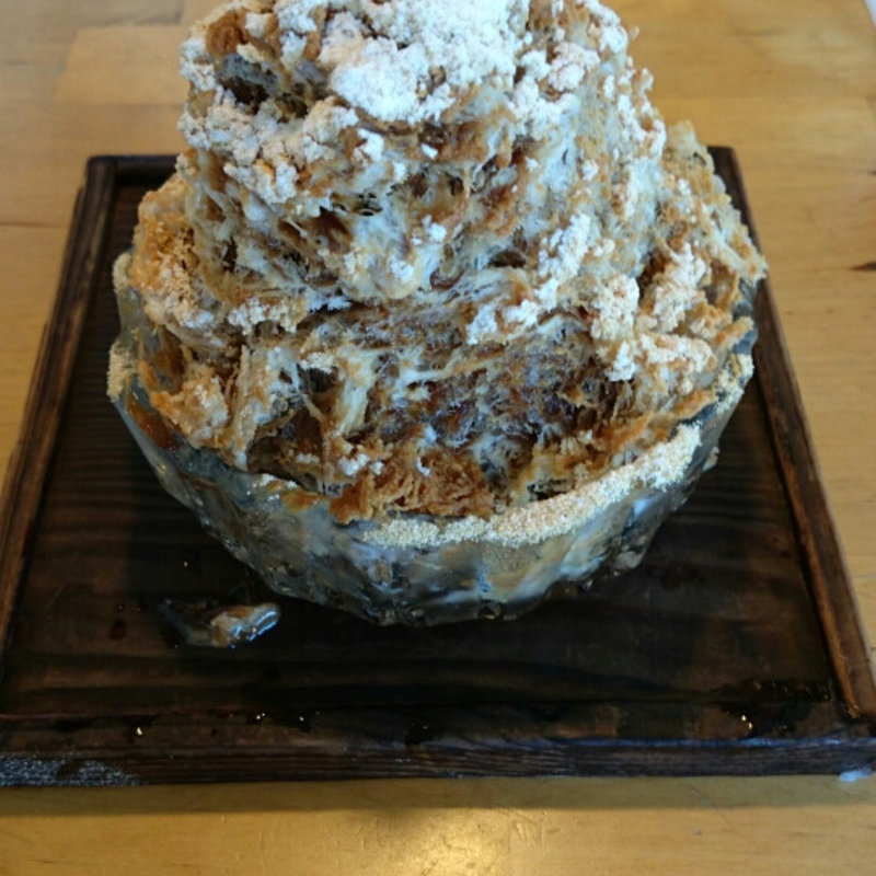 黒蜜かき氷(cocoo　cafｅ （コクウカフェ）)