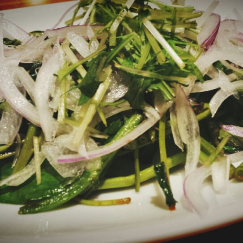 空心菜の唐辛子炒め(DINING BAR TALAHT ダイニングバー タラート)