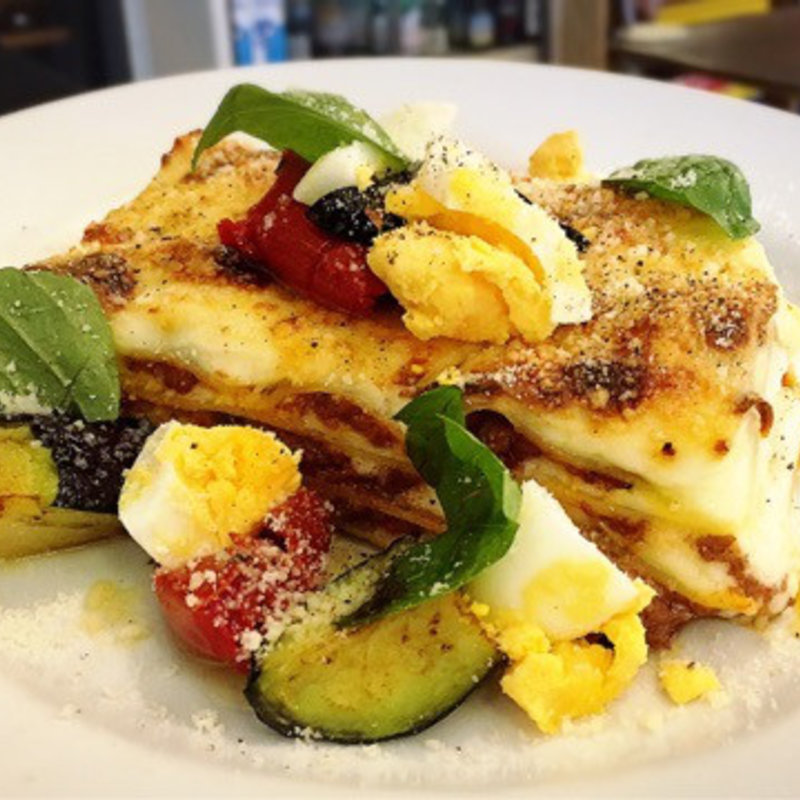 ラザニアのランチ(dish organic cafe)