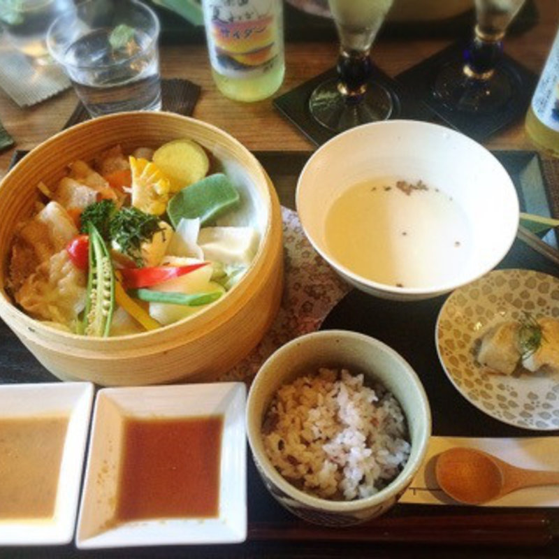 絶品せいろ蒸し(エンガワ カフェ&スペース)