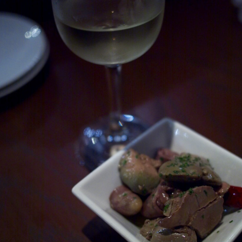 鶏の白レバーオイル漬け(ESOLA Shibuya )