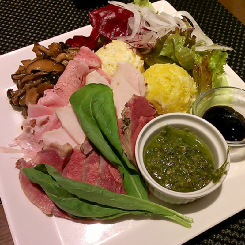 前菜の盛り合わせ(f-cafe')