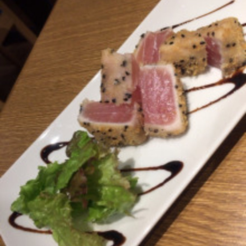 まぐろのレアカツ(Fish Market丸秀)