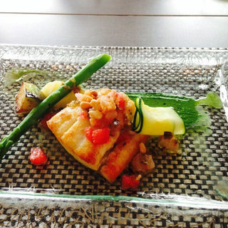 お魚のメイン(FUNATSURU KYOTO KAMOGAWA RESORT （フナツルキョウトカモガワリゾート）)