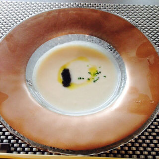 ナスの冷たいスープ(FUNATSURU KYOTO KAMOGAWA RESORT （フナツルキョウトカモガワリゾート）)