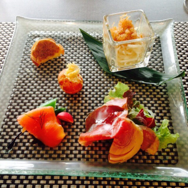 前菜の盛り合わせ(FUNATSURU KYOTO KAMOGAWA RESORT （フナツルキョウトカモガワリゾート）)