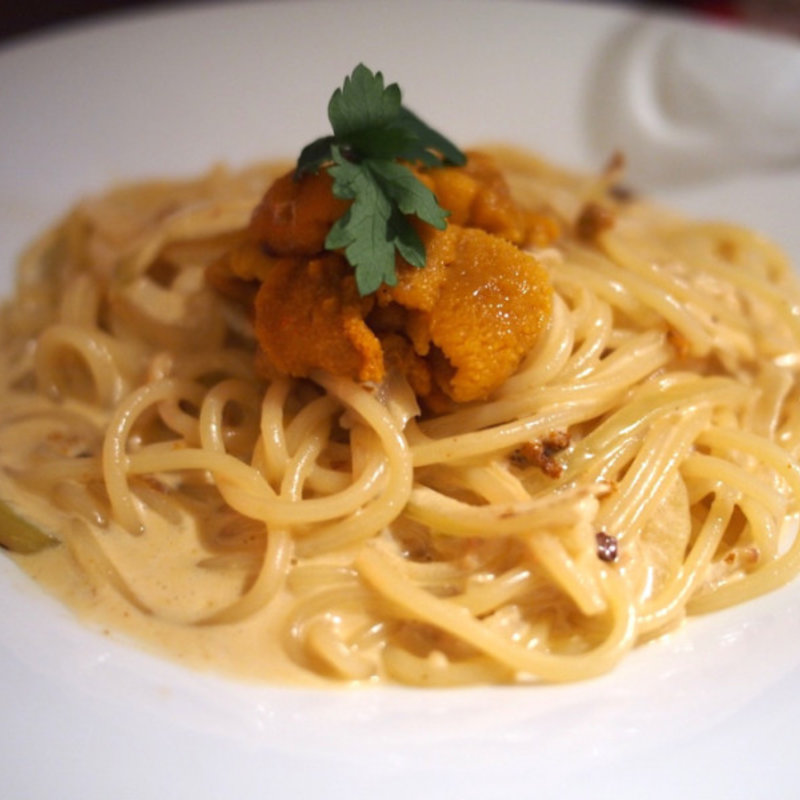 ウニのクリームパスタ(GLASS DANCE 横浜)