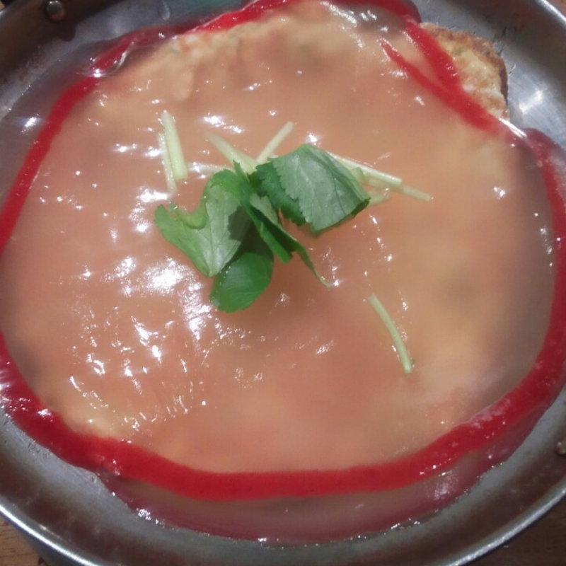 釜揚げしらすのオムレツ(スタンドGONTa)