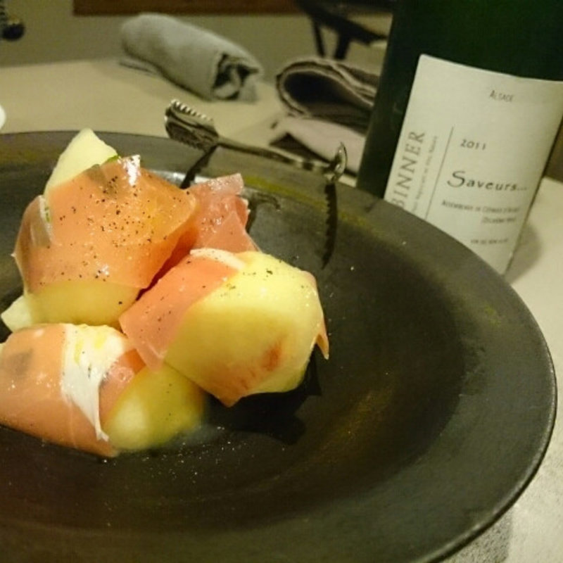 桃と生ハム(GRIS)