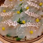真鯛と菜の花のせいろご飯(GRIS)