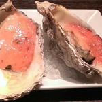 明太子ソースの焼き牡蠣