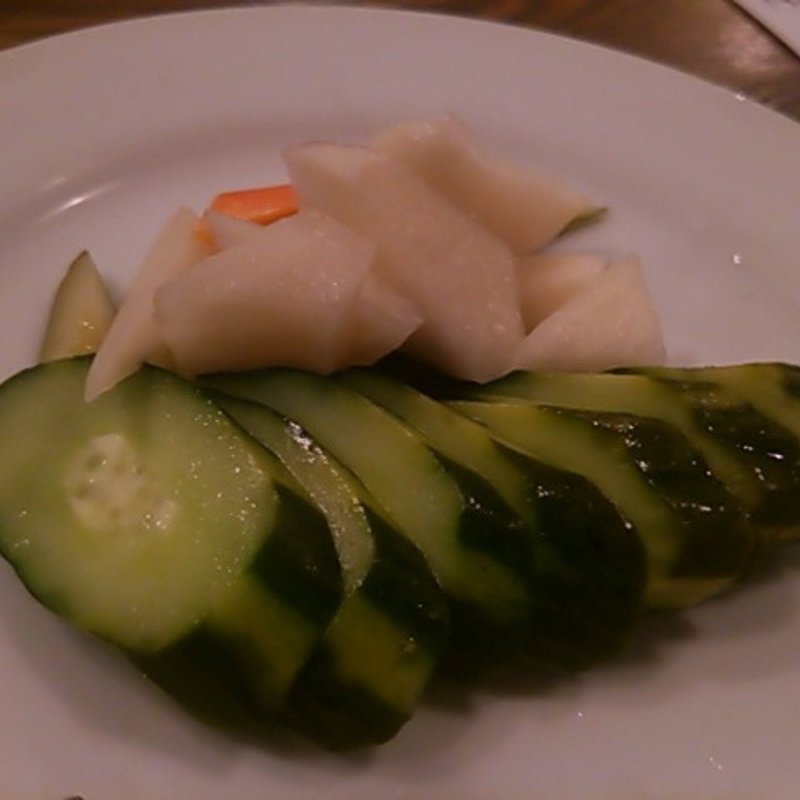 自家製ピクルス+胡瓜の浅漬け(HANA CAFE)