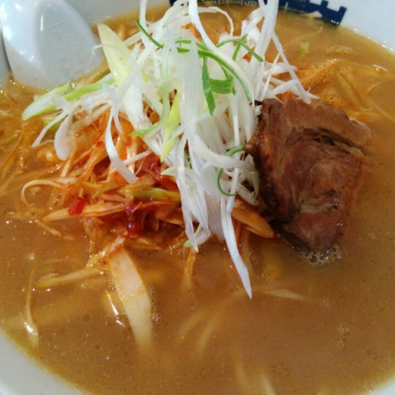 ネギラーメン普通盛り(Hananoki@Plus （ハナノキアットプラス 花の季）)